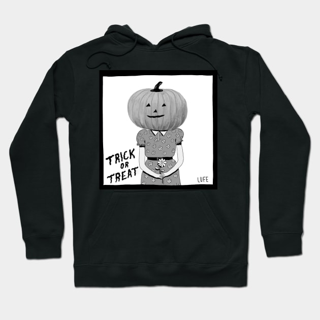 Trick or Treat 2nd version Hoodie by LUFEdraws